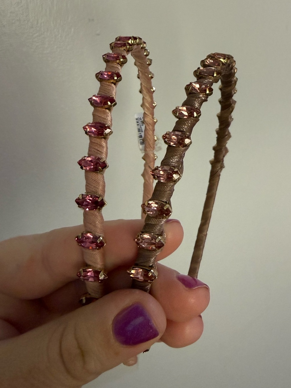 New Anthropologie Thin Rhinestone Headbands
